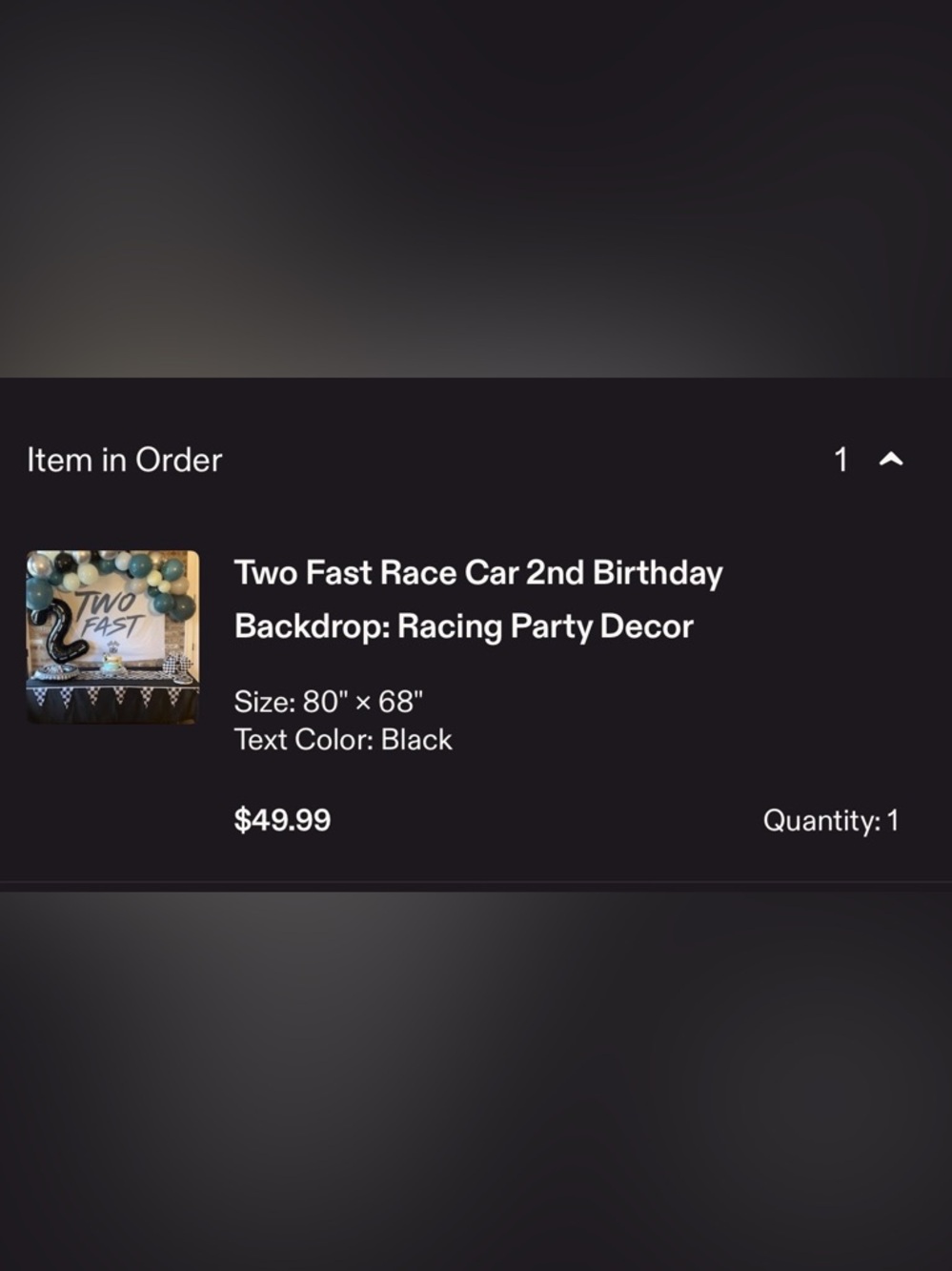 Two Fast Party Decor Bundle - Picture 4 of 7